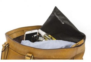 foldable porta-squatty in carrying bag